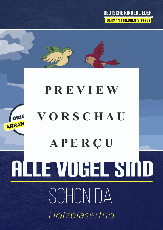 Product gallery: Page 2 of 9 Alle Vögel sind schon da, , (Woodwind Trio)