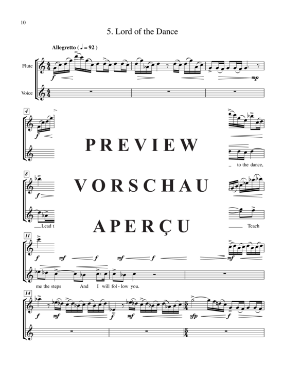Product gallery: Page 15 of 21 Fragments of Your Ancient Name , , (High voice and flute)