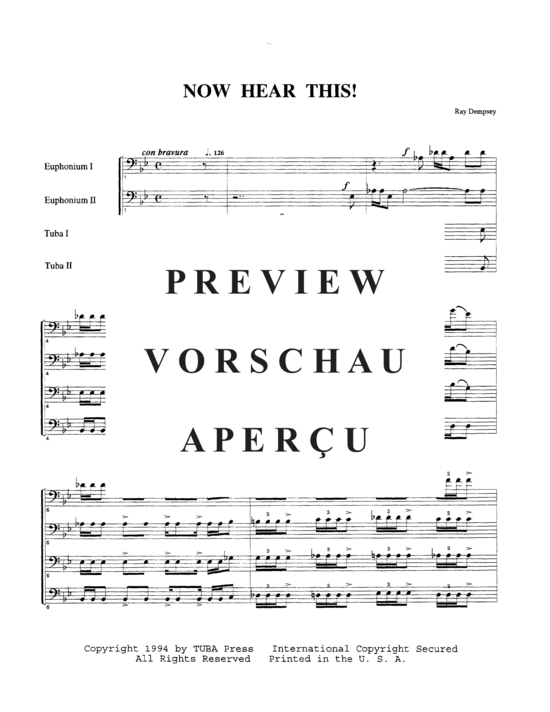 Product gallery: Page 3 of 19 Now Hear This! , , (Tuba Quartett EETT)