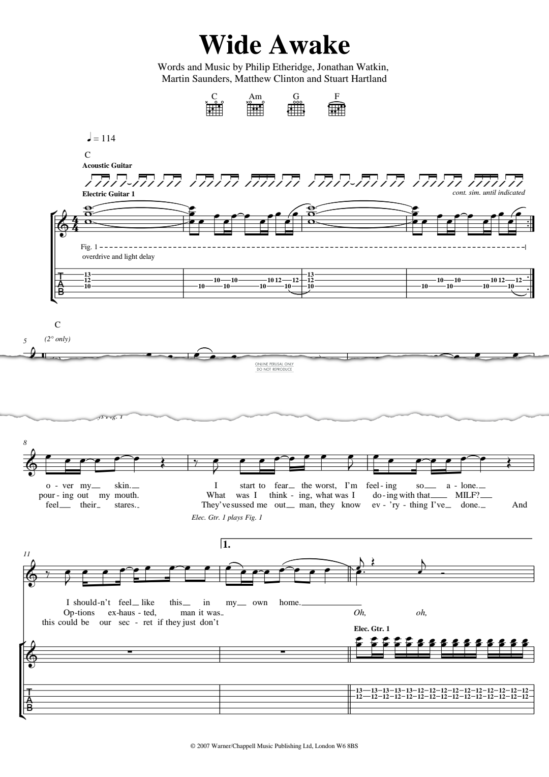 Produktgalerie: Seite 1 von 1 Wide Awake, The Twang, Gesang, Gitarre