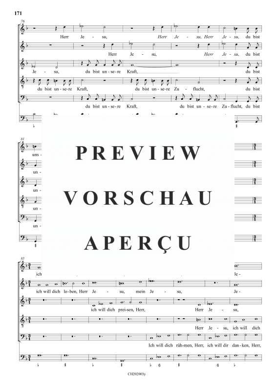 gallery: O freundlicher Herr Jesu , , (Gemischter Chor 5-stimmig)