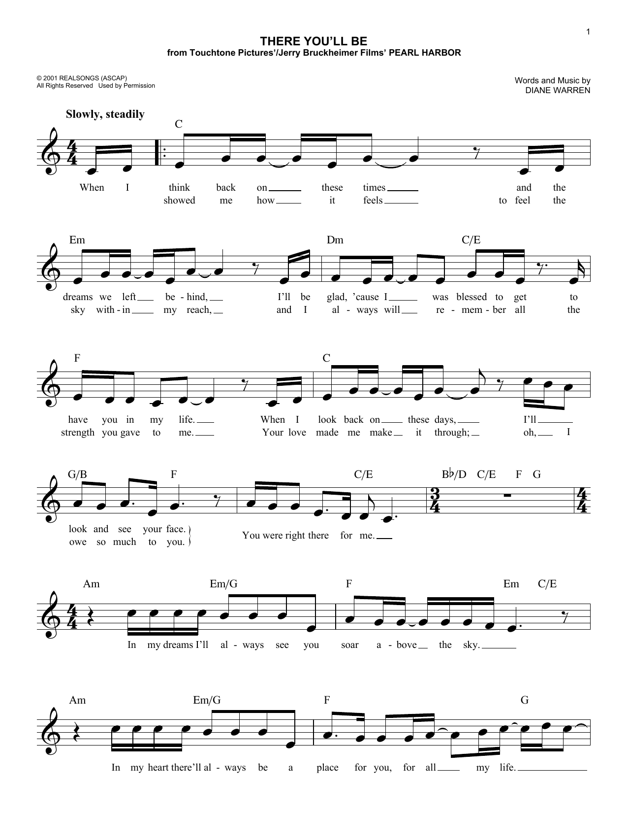 Produktgalerie: Seite 1 von 1 There You'll Be, Faith Hill