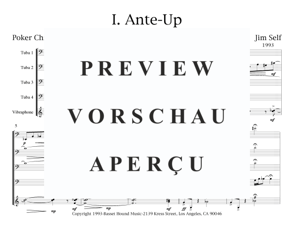 Product gallery: Page 5 of 11 Poker Chips, , (Tuba Quartet TTTT and vibraphone)