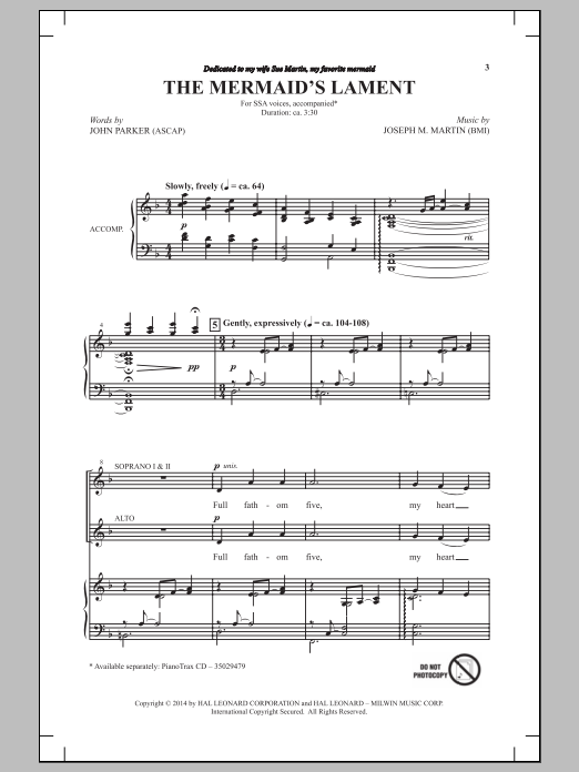 Product gallery: Page 1 of 1 The Mermaid's Lament, Joseph M. Martin