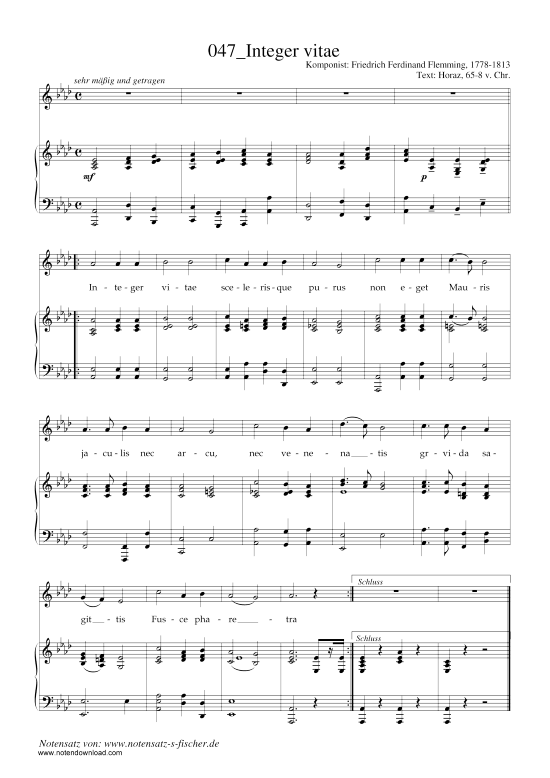 Produktbild zu: Integer vitae Friedrich Ferdinand Flemming (1778-1813)