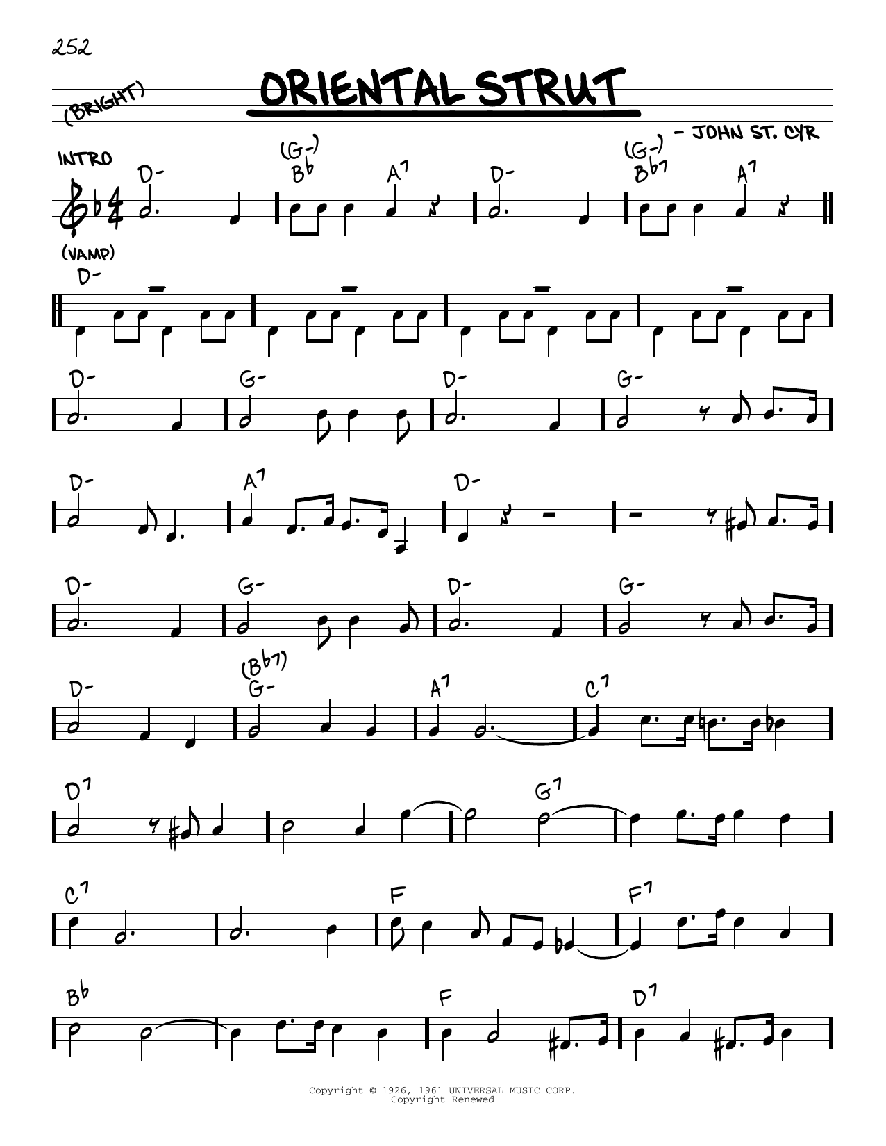 Produktbild zu: Oriental Strut (arr. Robert Rawlins)