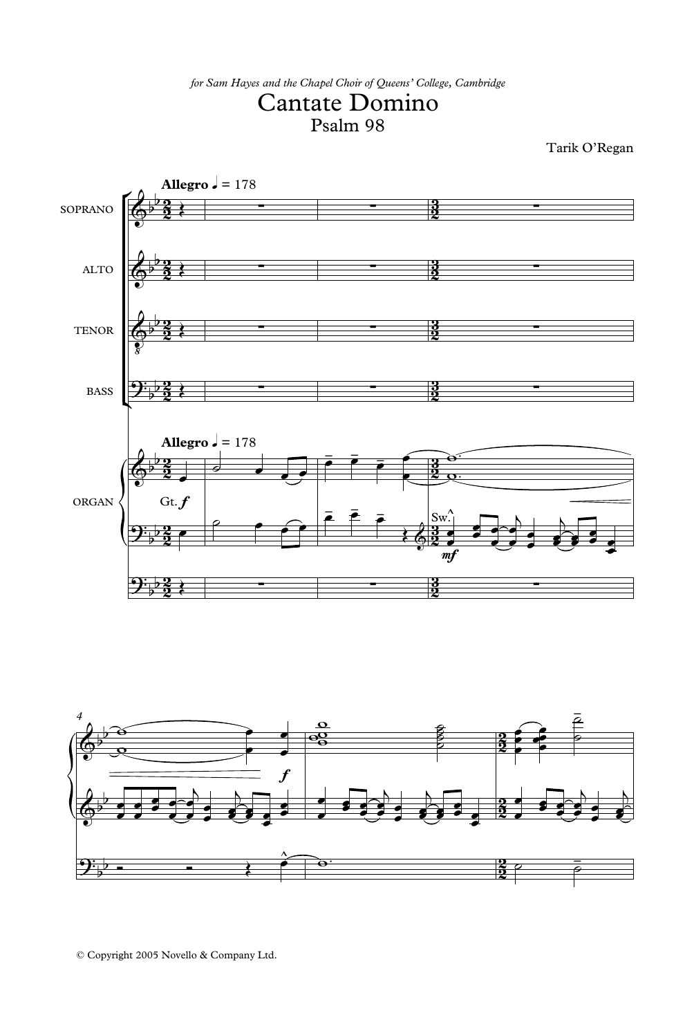 Produktbild zu: Cantate Domino