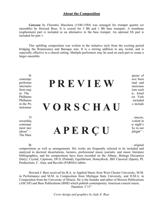 Product gallery: Page 3 of 15 Canzona , , (4 clarinets)