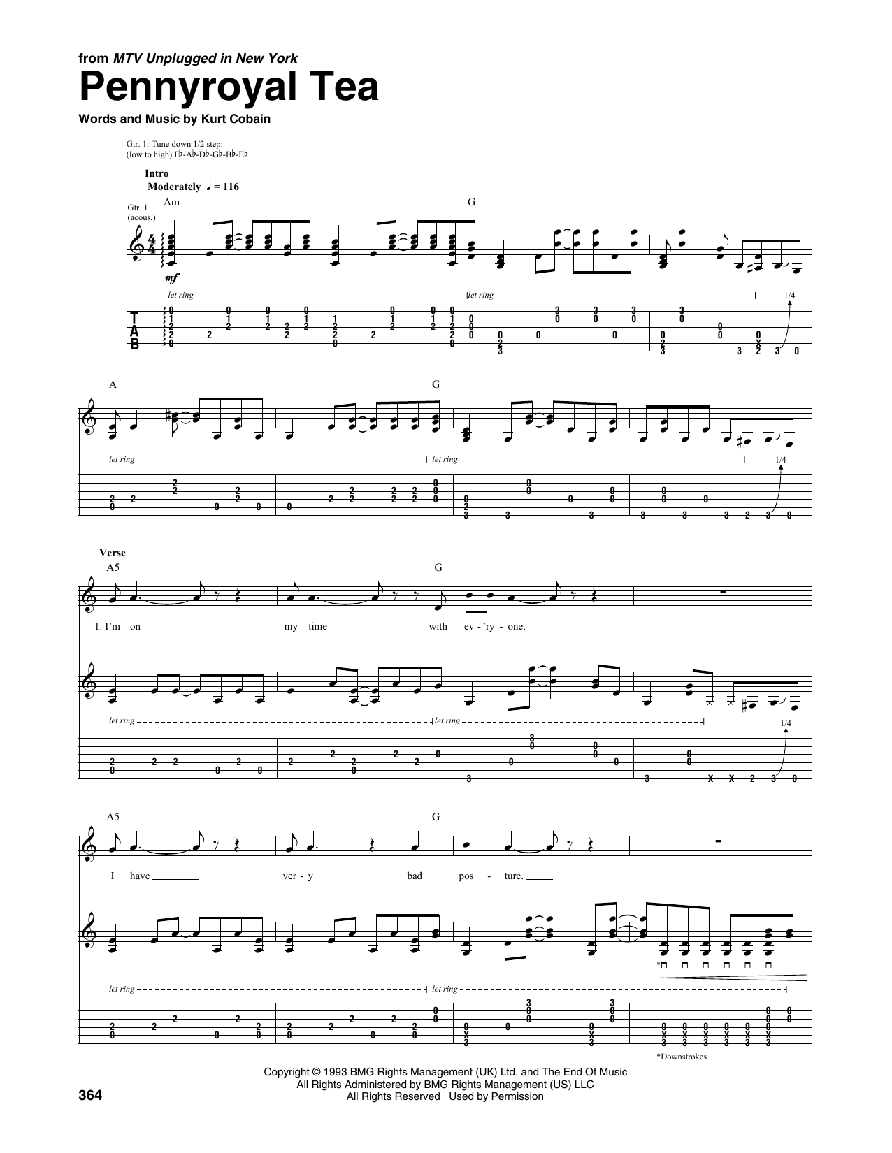 Produktgalerie: Seite 1 von 1 Pennyroyal Tea (from MTV Unplugged in New York), Nirvana