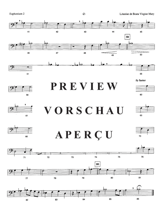 Product gallery: Page 15 of 21 Lianiae de Beata Virgine Mary , , (Tuba Quintet EEETT)