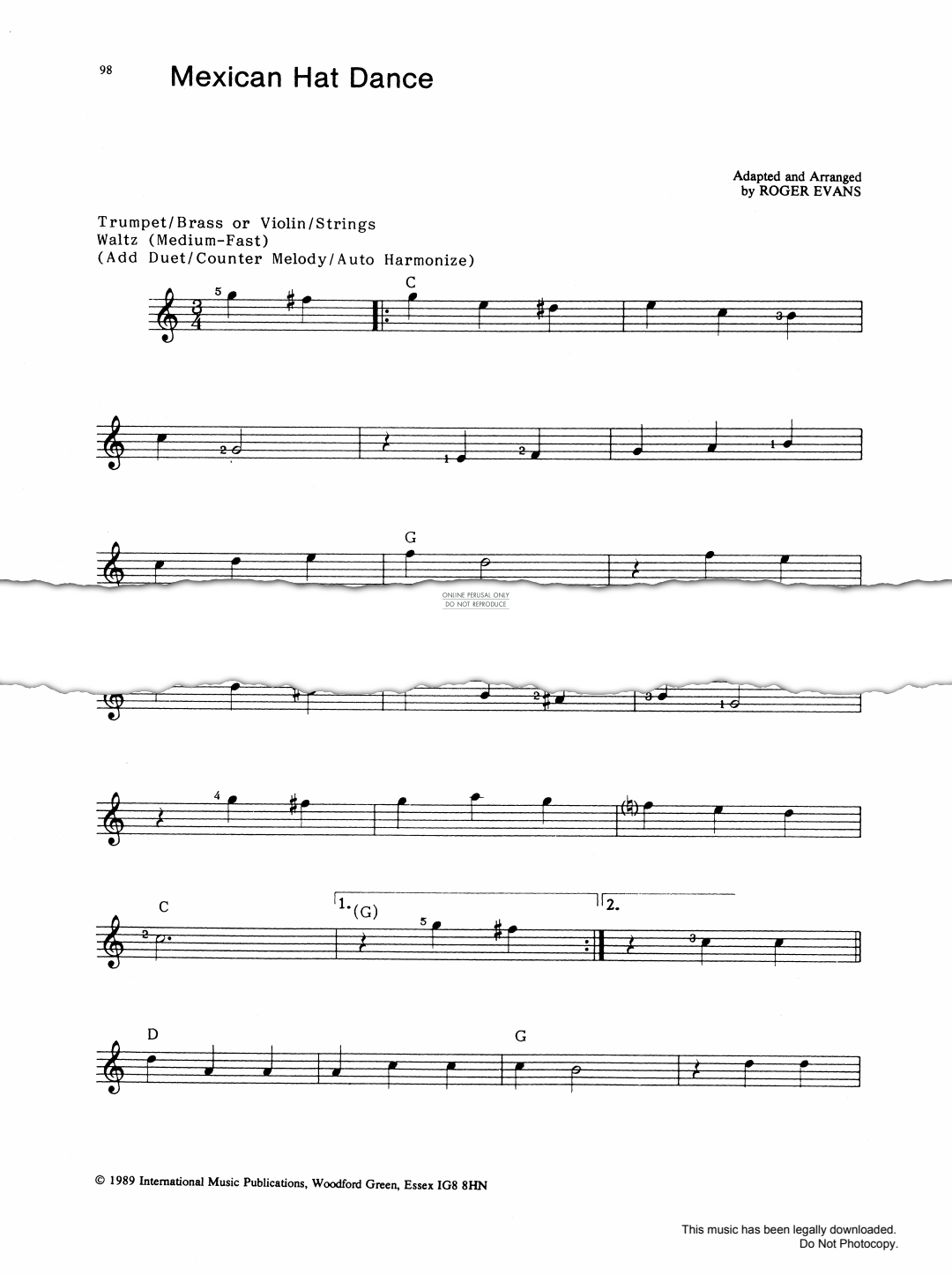 Produktbild zu: Mexican Hat Dance