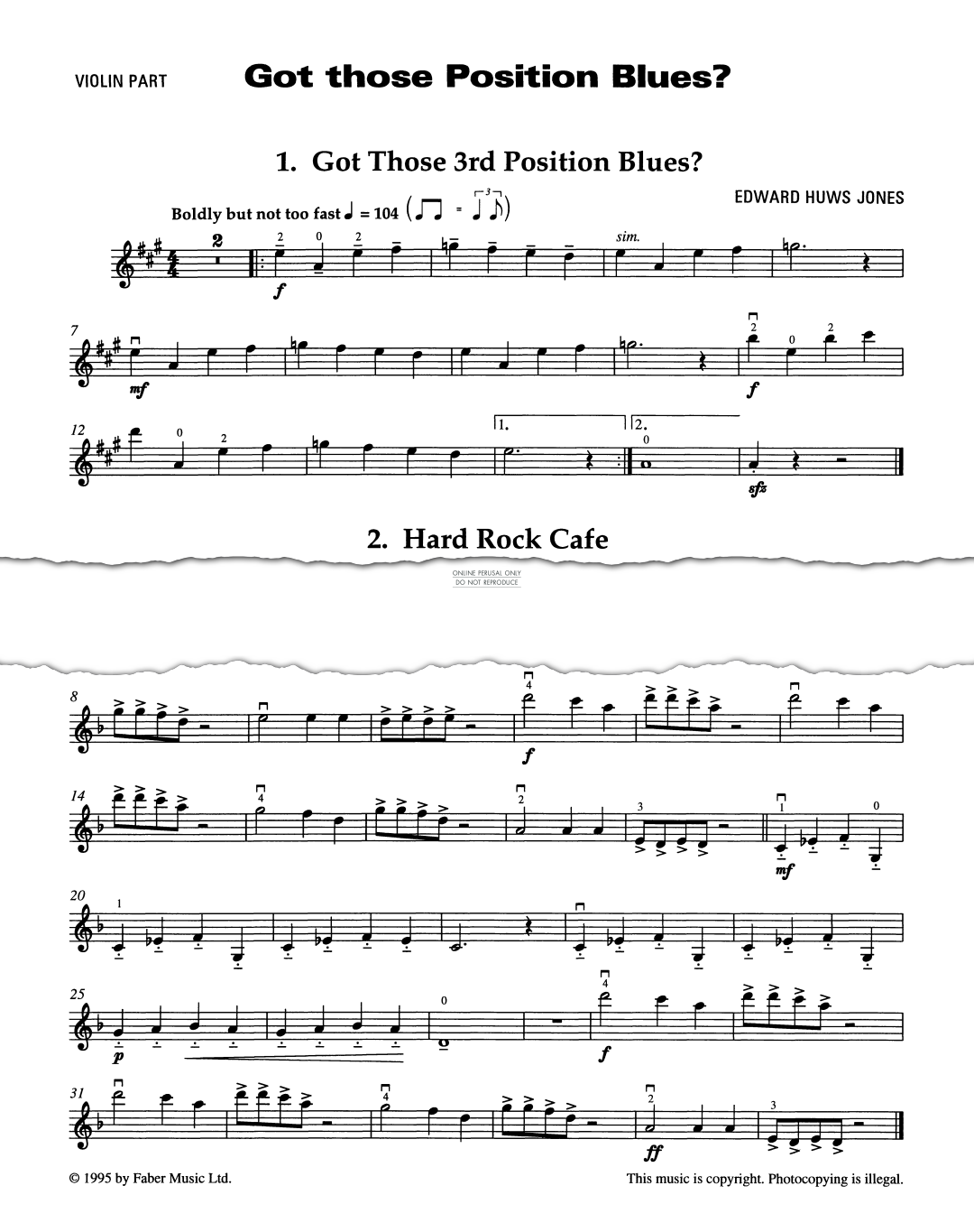 Produktgalerie: Seite 1 von 1 Got Those 3rd Position Blues? (from 'Got Those Position Blues?'), Edward Huws Jones, Klavier, Violine