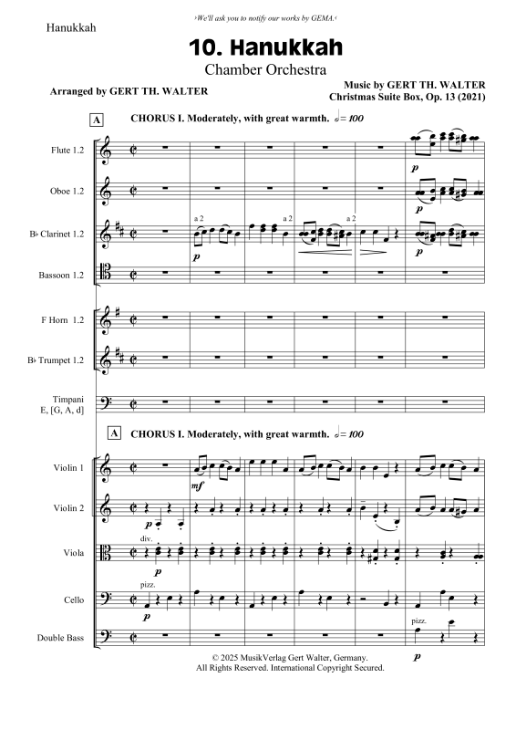 gallery: Hanukkah, , Kammer Orchester