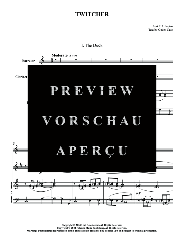 gallery: Twitcher, , (Trio Erzähler, Klarinette und Klavier)