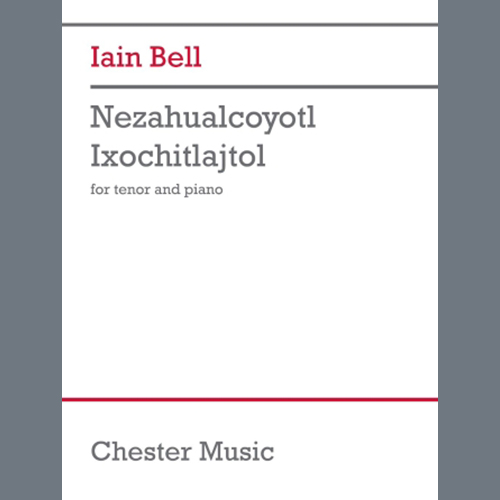 cover: Nezahualcoyotl Ixochitlajtol, Iain Bell, Gesang, Klavier