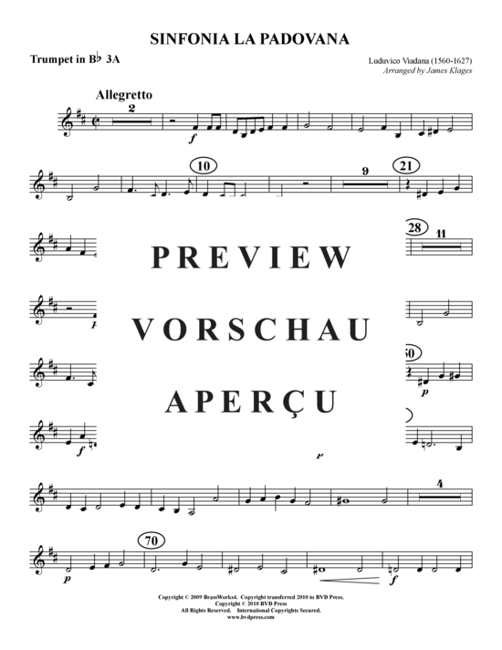 Product gallery: Page 19 of 21 Sinfonia La Padovana , , (Trumpet Ensemble)