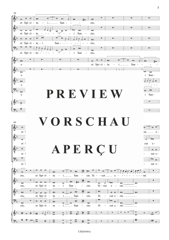 gallery: Laudate Dominum omnes gentes (Psalm 116), , Gemischter Chor 8-stimmig und BC