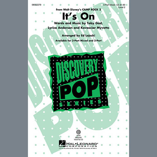 cover: It's On (from Camp Rock 2) (arr. Ed Lojeski), Demi Lovato, Chor