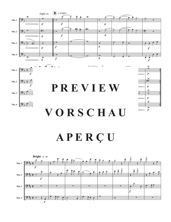 Product gallery: Page 3 of 13 Zwei Madrigale , , (Trombone Quartet)