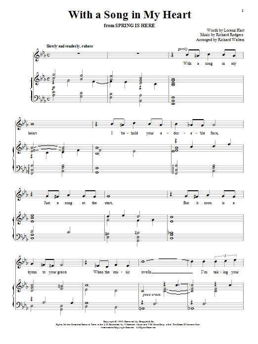 Produktbild zu: With A Song In My Heart