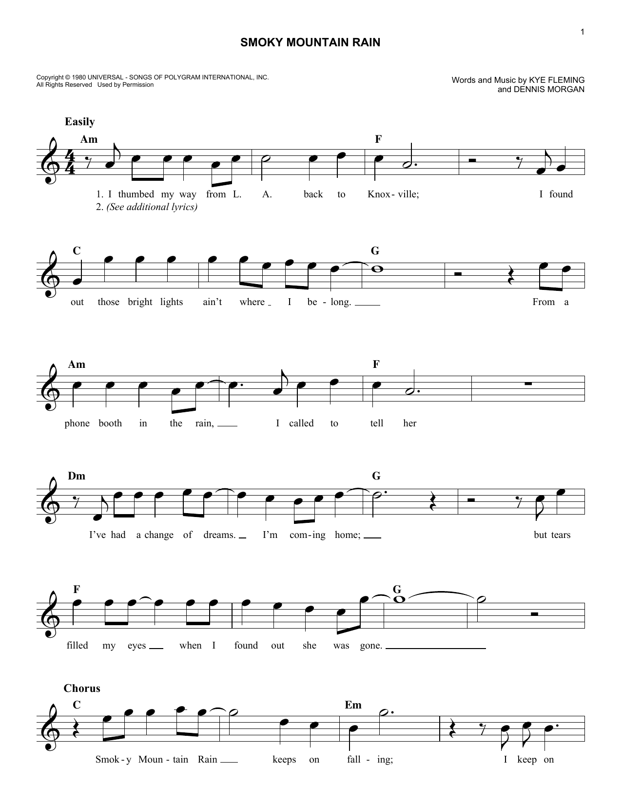 Produktgalerie: Seite 1 von 1 Smoky Mountain Rain, Ronnie Milsap