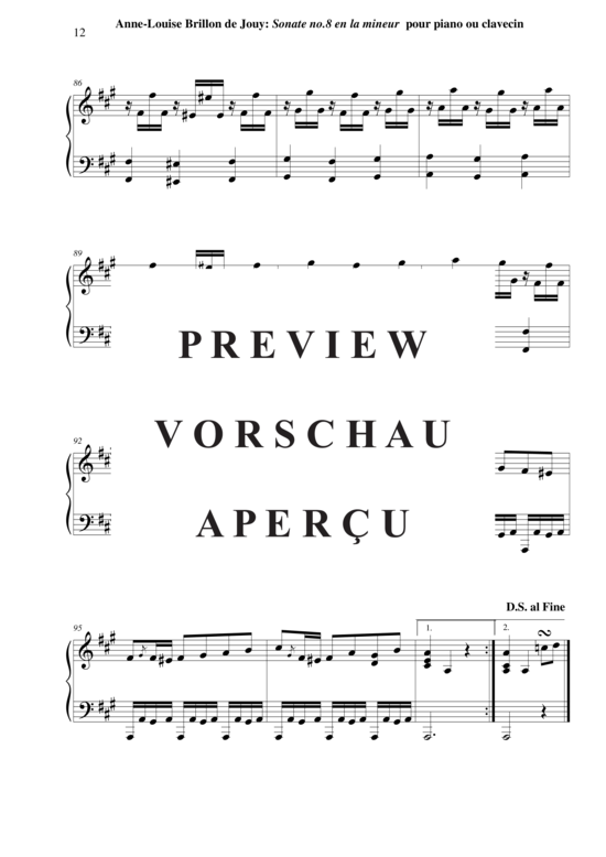 Product gallery: Page 13 of 13 Sonata no. 8 in a minor , Horvath, Nicolas, (Klavier/Cembalo Solo)