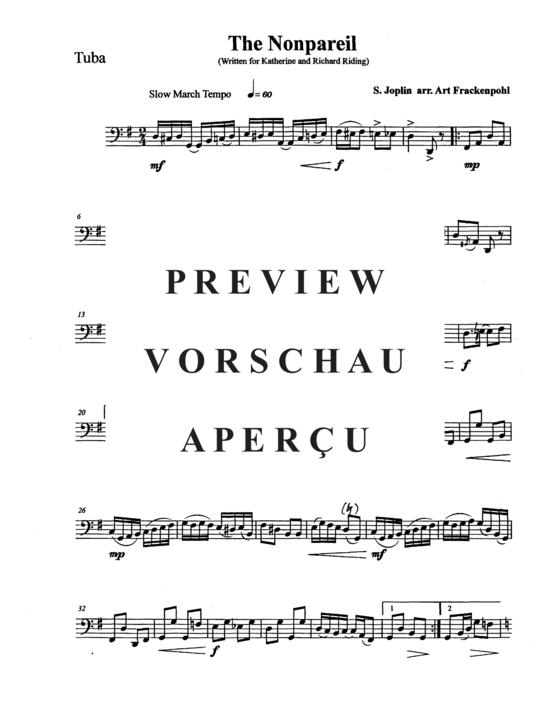 Produktgalerie: Seite 9 von 10 The Nonpareil , , (Violine + Tuba)