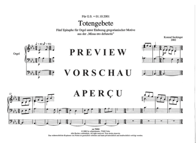 Product gallery: Page 3 of 14 Totengebete , , (Orgel Solo)