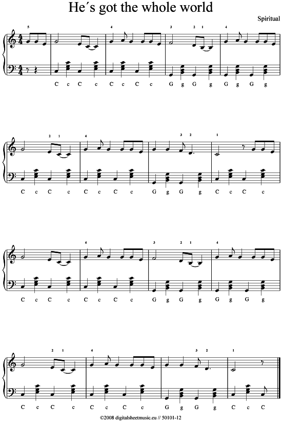 Product picture to: He´s got the whole world Traditional