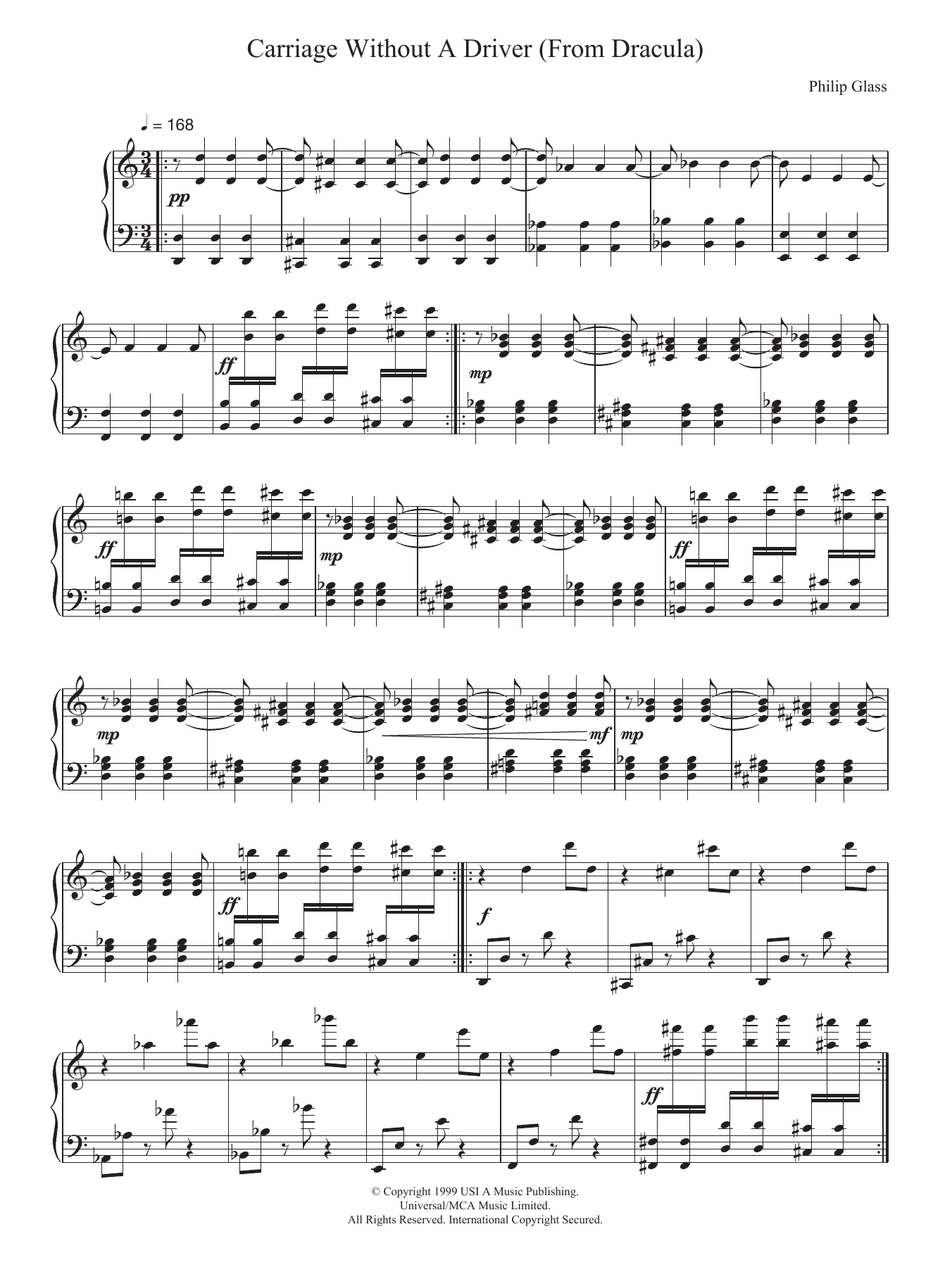 Produktbild zu: Carriage Without A Driver (from "Dracula")