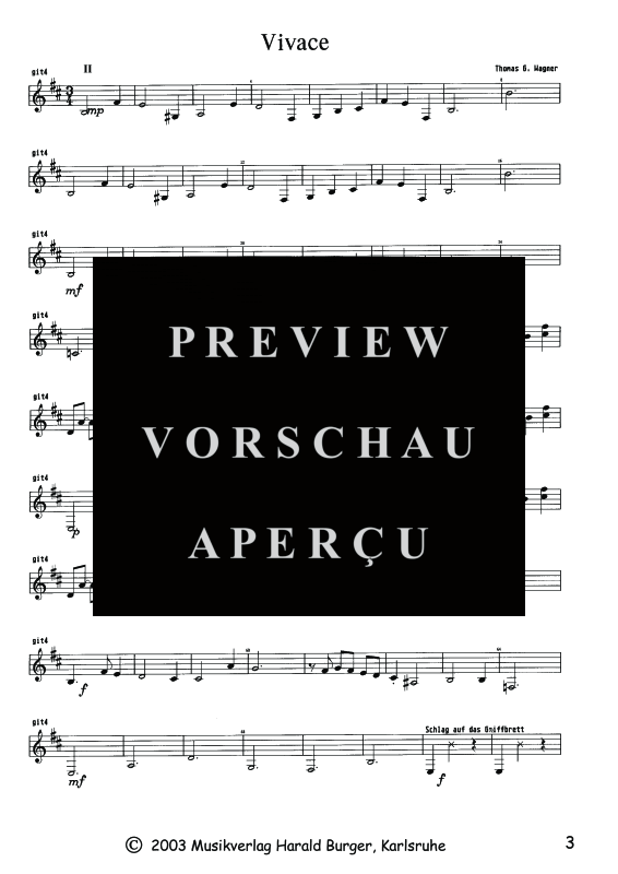 Produktgalerie: Seite 4 von 5 Concertino für 4 Gitarren, , Quartett Gitarre - Gitarre 4