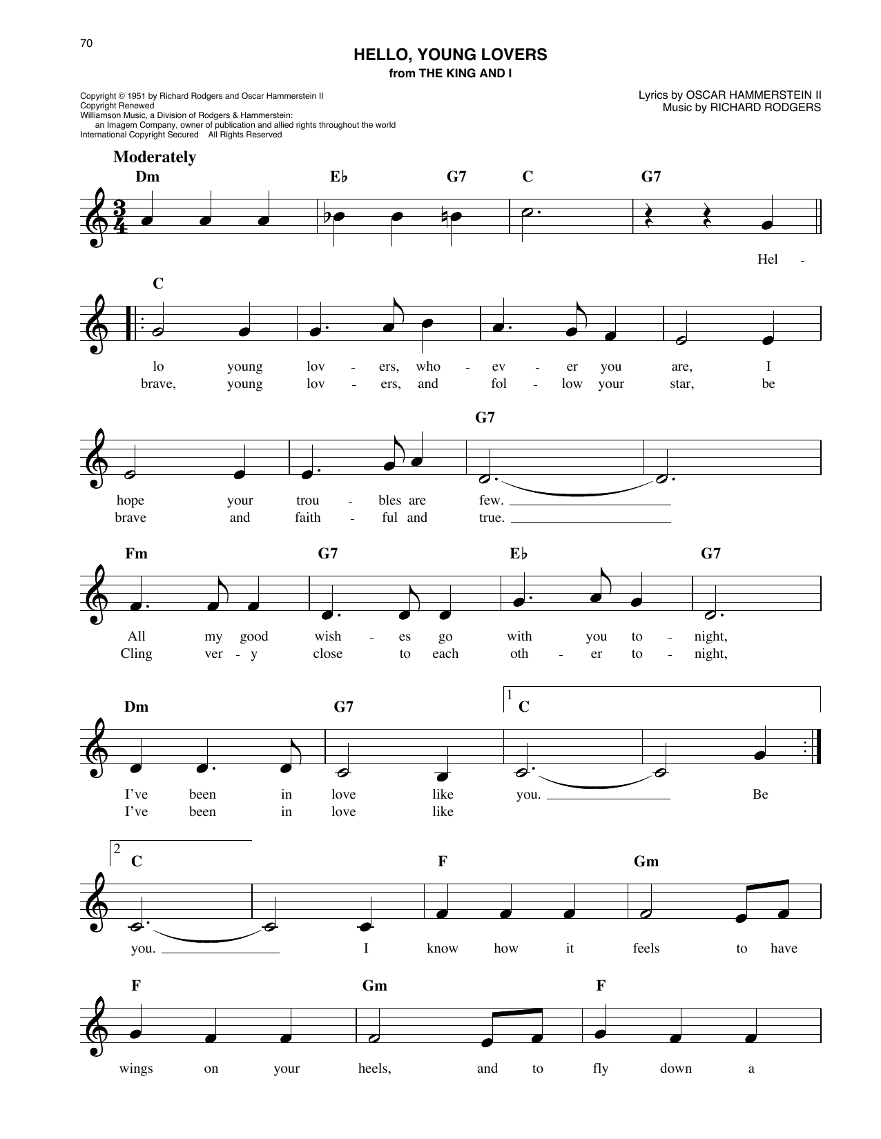 Produktgalerie: Seite 1 von 1 Hello, Young Lovers (from The King And I), Stevie Wonder