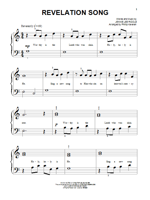 Produktgalerie: Seite 1 von 1 Revelation Song, Phillips, Craig & Dean, Klavier