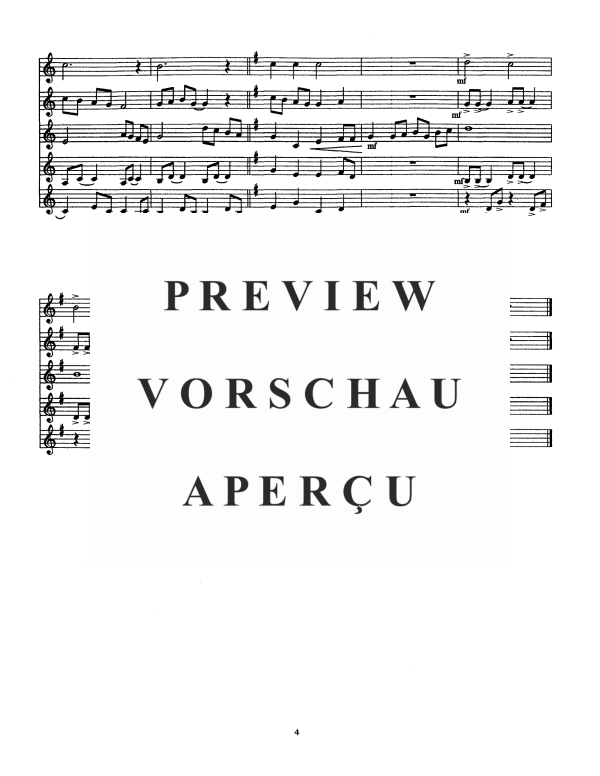 Product gallery: Page 7 of 11 Old Shaker Melody, , Trumpet Quintet