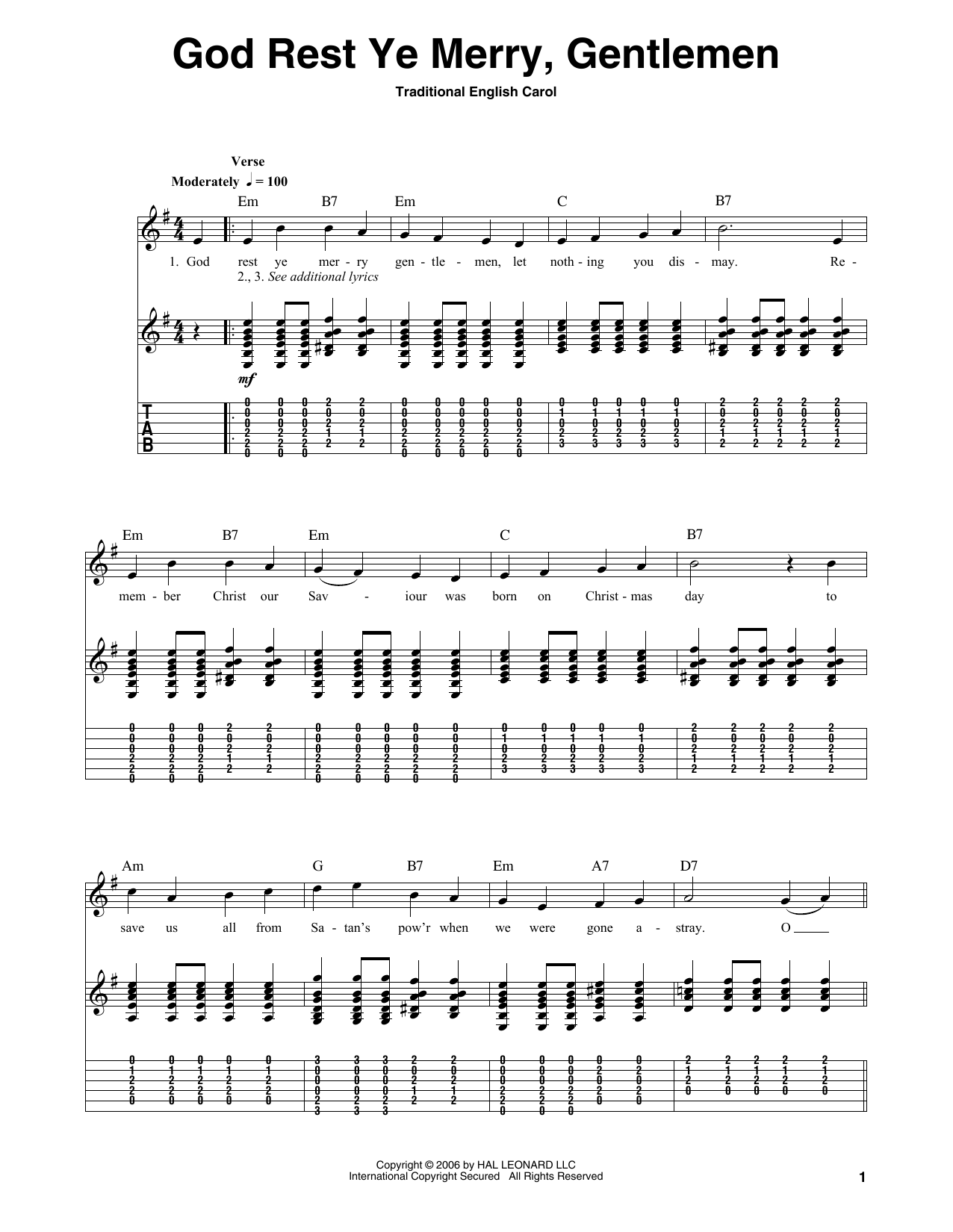 Product gallery: Page 1 of 1 God Rest Ye Merry, Gentlemen, 19th Century English Carol