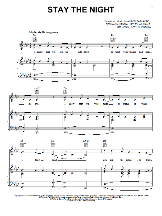 Produktbild zu: Stay The Night