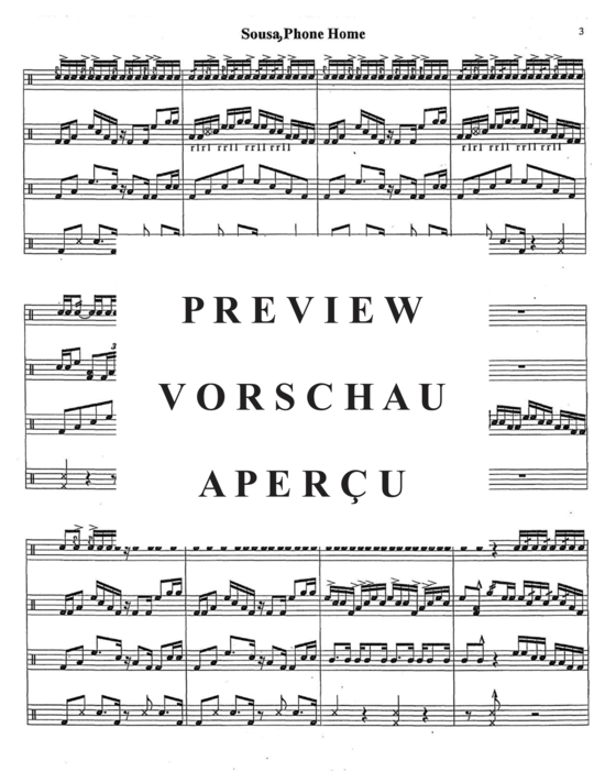 Produktgalerie: Seite 14 von 21 Sousa, Phone Home! , , (Sousaphon/Tuba Duett + opt. Percussion)