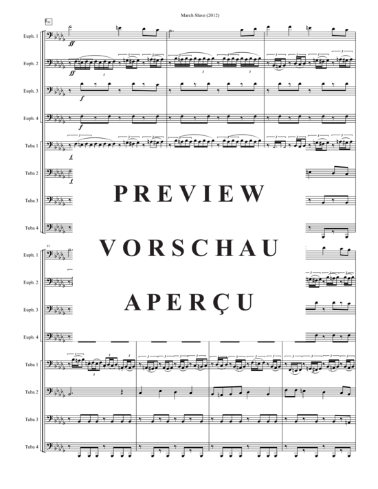 Produktgalerie: Seite 10 von 21 March Slave , , (Tuba Ensemble EEEETTTT)