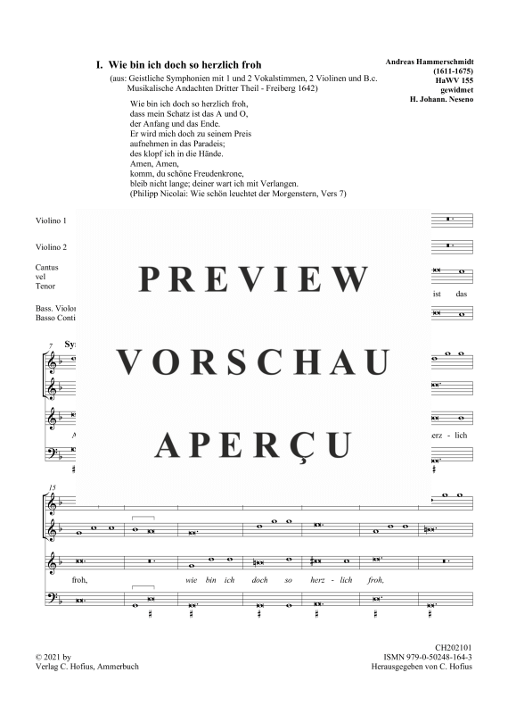 Produktgalerie: Seite 10 von 11 Musikalische Andachten III. Teil: Geistliche Symphonien, , (Gemischtes Ensemble 1-2 Vokalstimmen, 2 Violinen, Violon und BC)