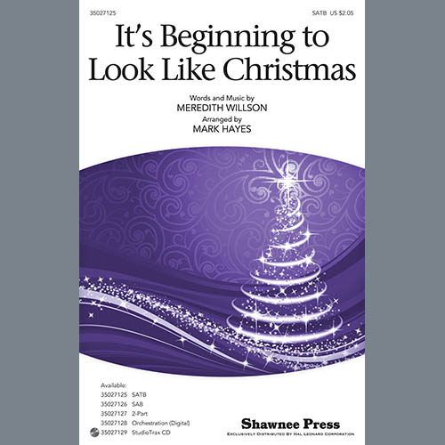 cover: It's Beginning To Look Like Christmas (arr. Mark Hayes), Meredith Willson, Chor