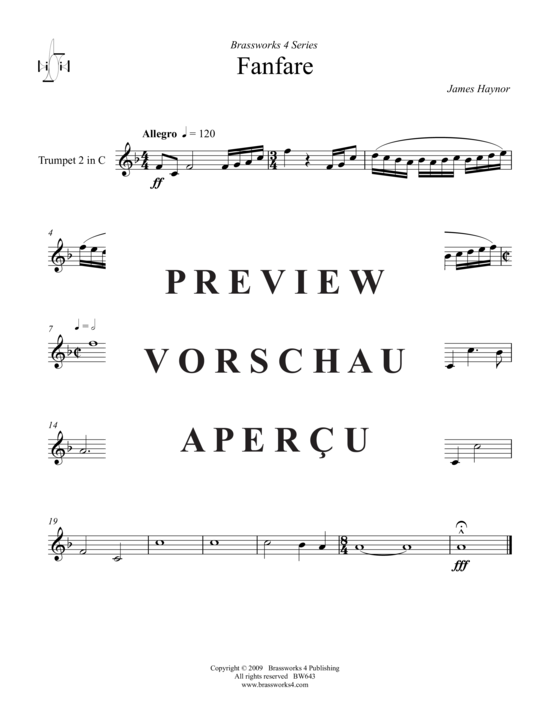 Product gallery: Page 18 of 21 Fanfare , , (Brass Ensemble)