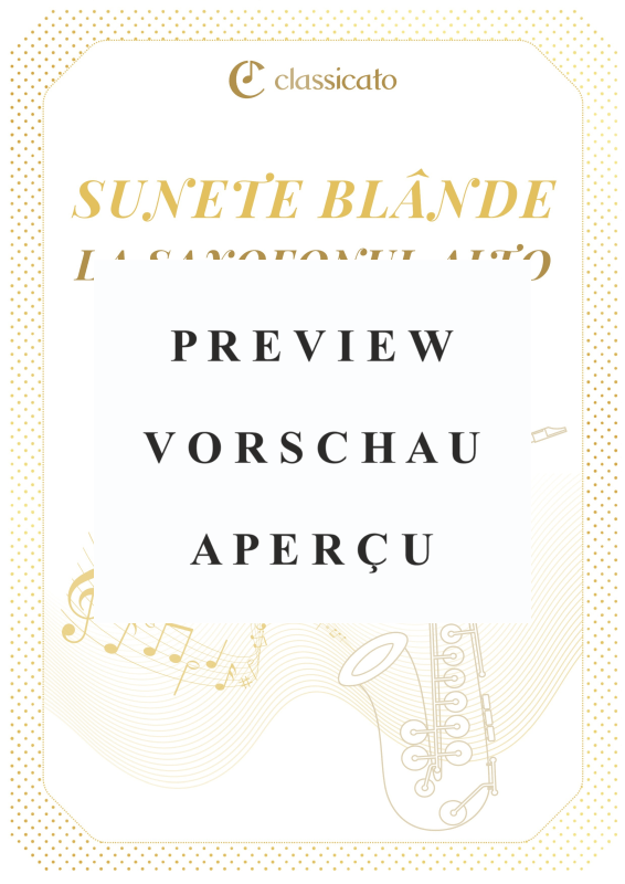 Produktgalerie: Seite 2 von 11 Sunete blânde la saxofonul alto - Visatorii & clasice delicate - Versiuni simplificate, , Altsaxophon in Es