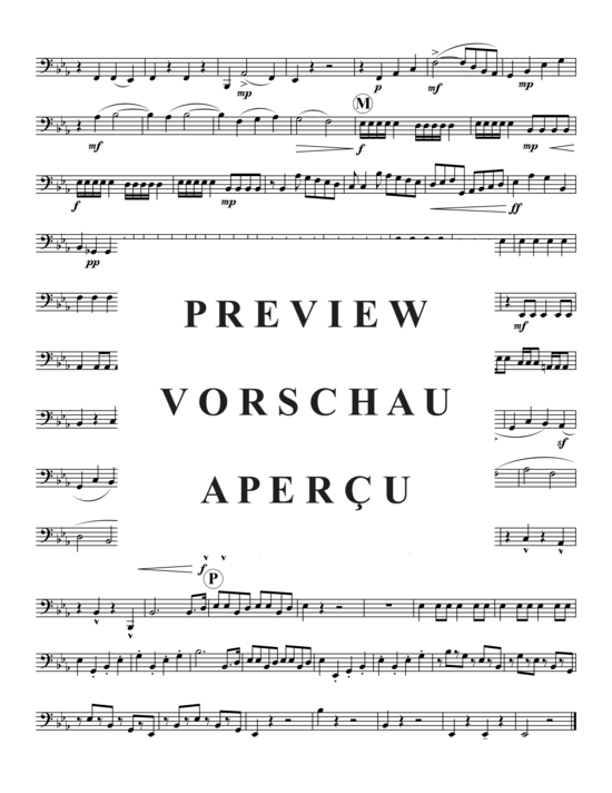 Product gallery: Page 9 of 21 Symphony Nr. 1, 1.Satz , , (Tuba-Ensemble: Baritone/Pos+Tuba)