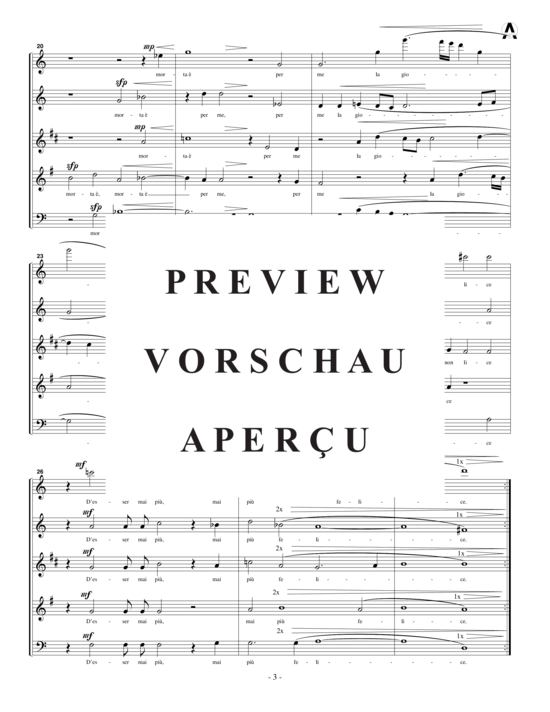 Produktgalerie: Seite 6 von 12 Resta di darmi noia , , (Holzbläserquintett)