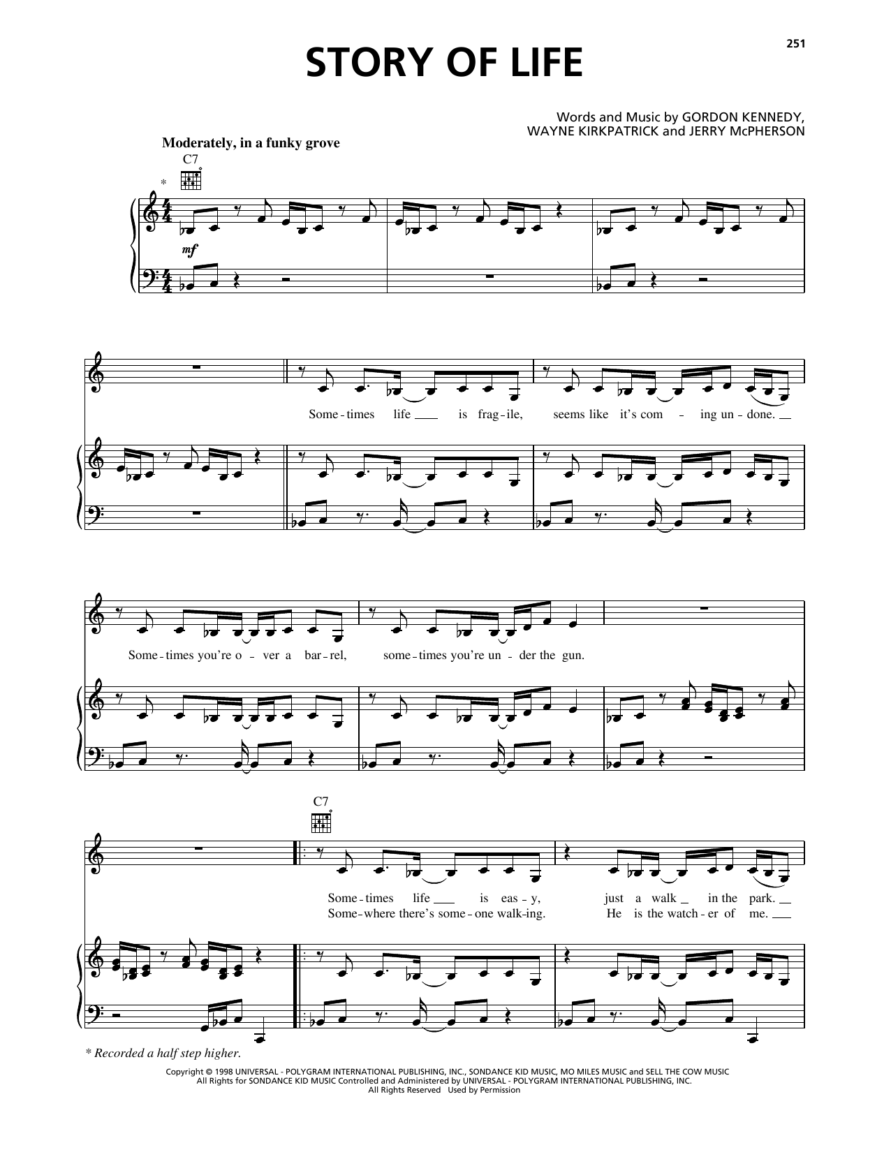 Produktgalerie: Seite 1 von 1 Story Of Life, Sierra, Gesang, Gitarre, Klavier