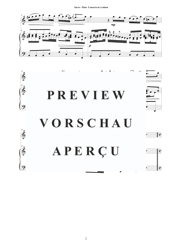 Product gallery: Page 3 of 11 Flöten Konzert in A-Moll, , Flute and Harpsichord