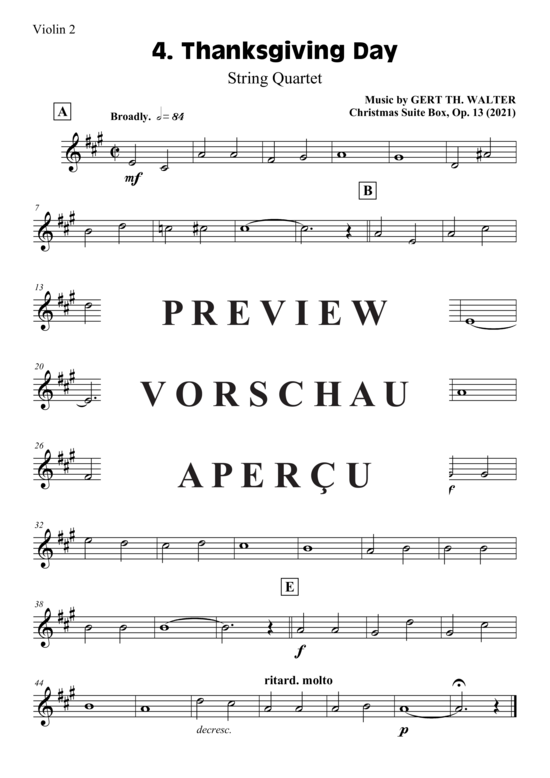 gallery: Thanksgiving Day , , (Streicher Quartett)