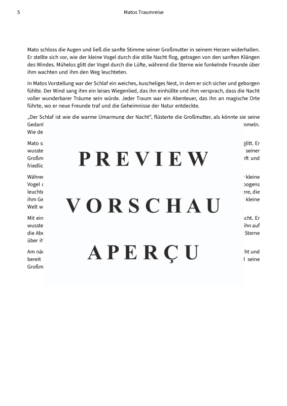 Produktgalerie: Seite 7 von 9 Matos Traumreise - Eine Gute-Nacht-Geschichte über Geborgenheit und Träume, , Gesang und Klavier, Gitarre
