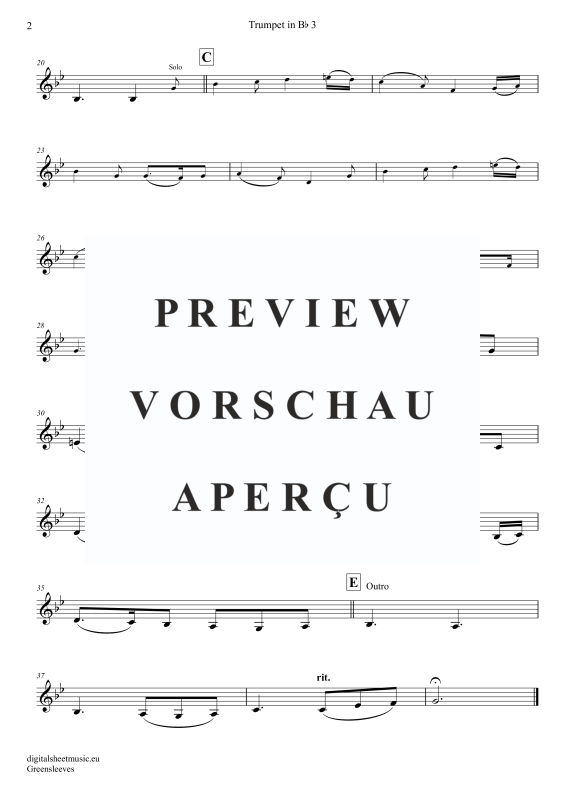 Produktgalerie: Seite 10 von 11 Greensleeves, Simoni, Edward, (Trompeten Trio + Klavier)