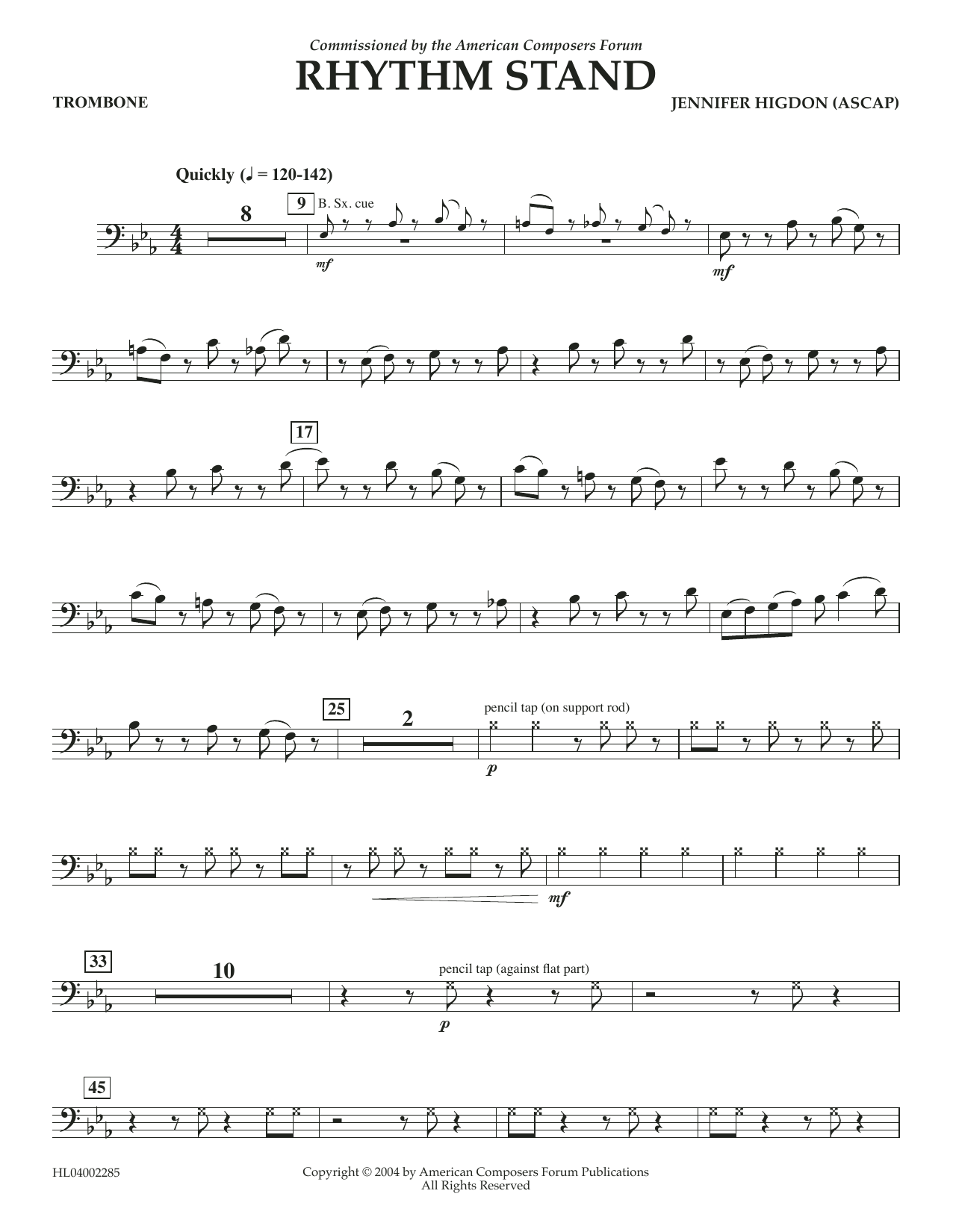 Produktbild zu: Rhythm Stand - Trombone